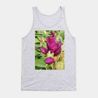 Lovely Purple Flower Queen Tank Top